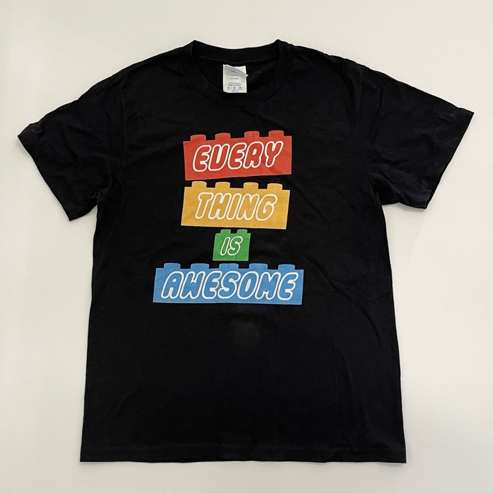Everything is Awesome LEGO land trip T-Shirt Size Youth Medium